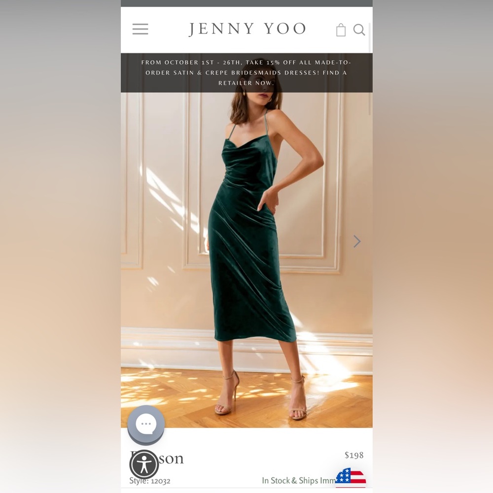 Jenny Yoo Benson Dress BRAND NEW NEVER WORN